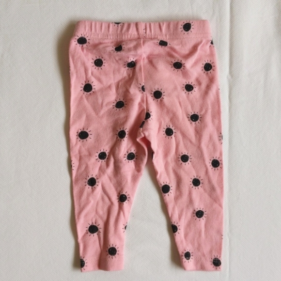 lamaze pink sun print organic cotton leggings 3 months baby girl - Picture 4 of 4